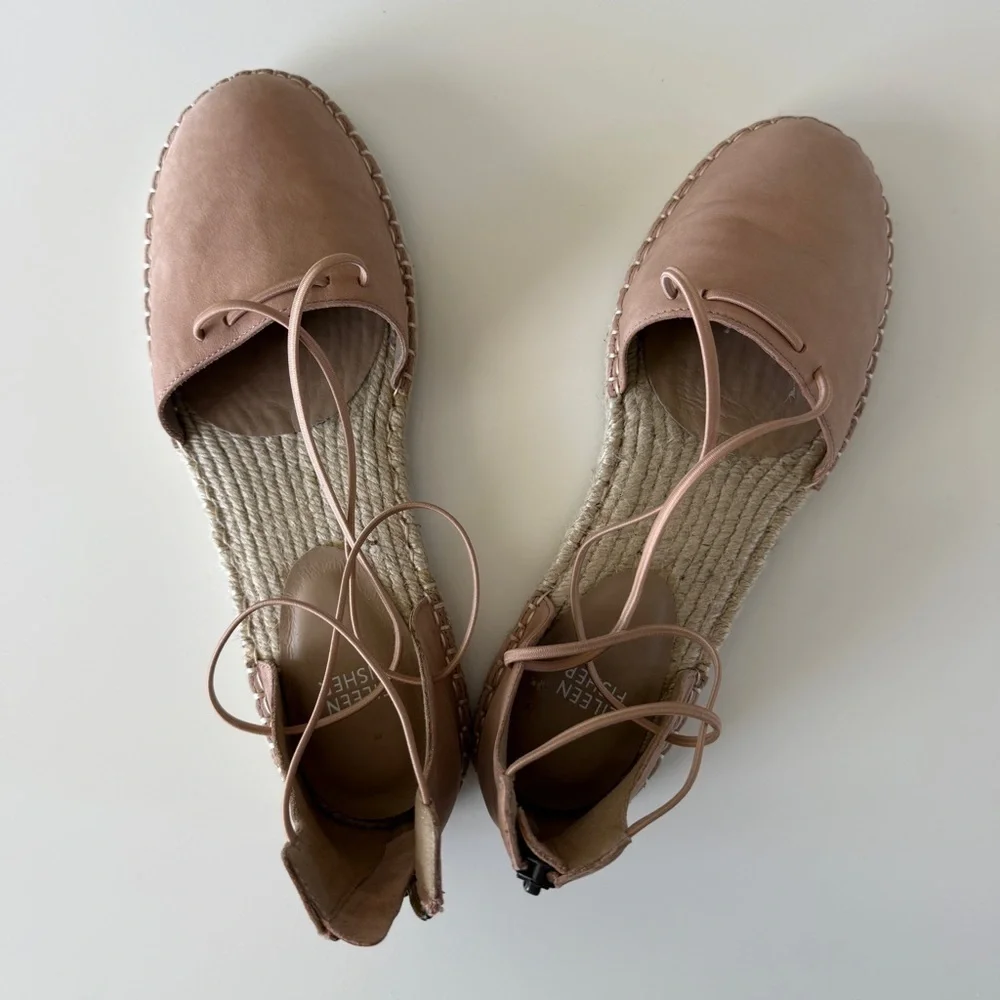 EILEEN FISHER lee nubuck espadrilles